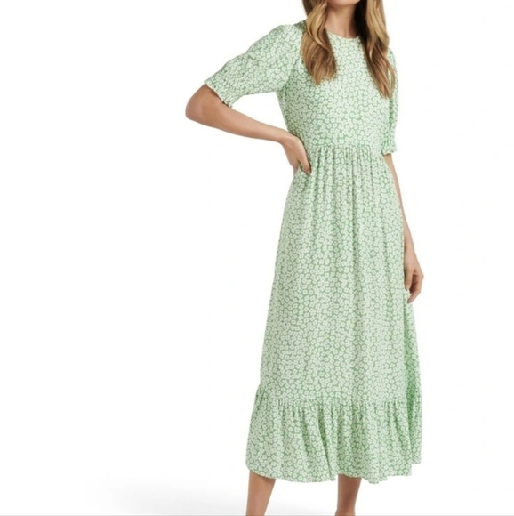 Forever New Green Floral Maxi Dress - Picture 1 of 6